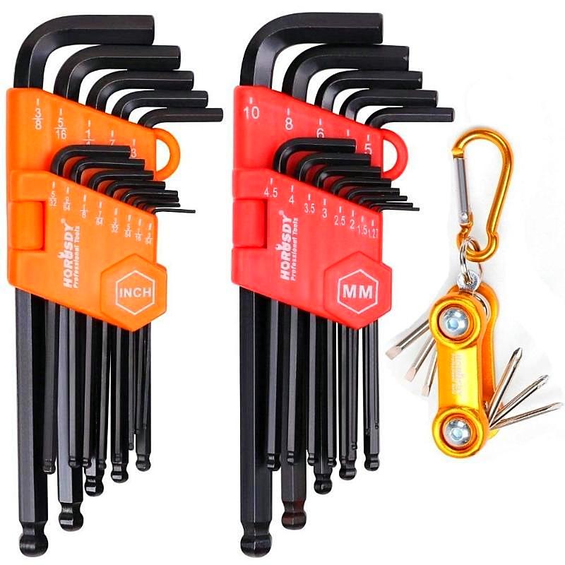 Allen Wrench Ball End Hex Key Set With Screw Driver Set Mini – TOUGHM