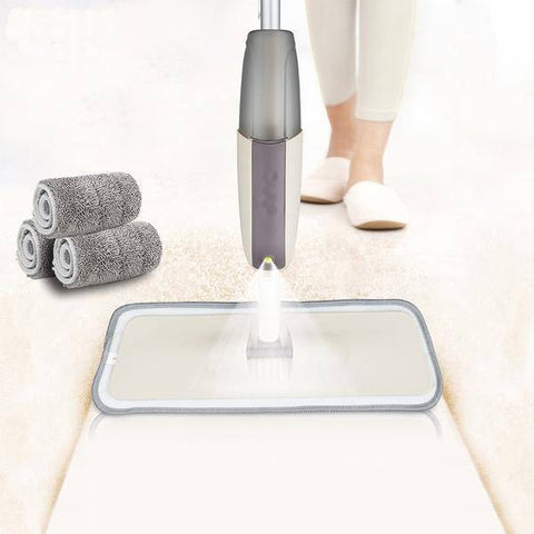 Spray Floor Mop with Reusable Microfiber Pads and 360 Degree Handle Great for Home Kitchen Laminate Wood Ceramic Tiles Floor Cleaning