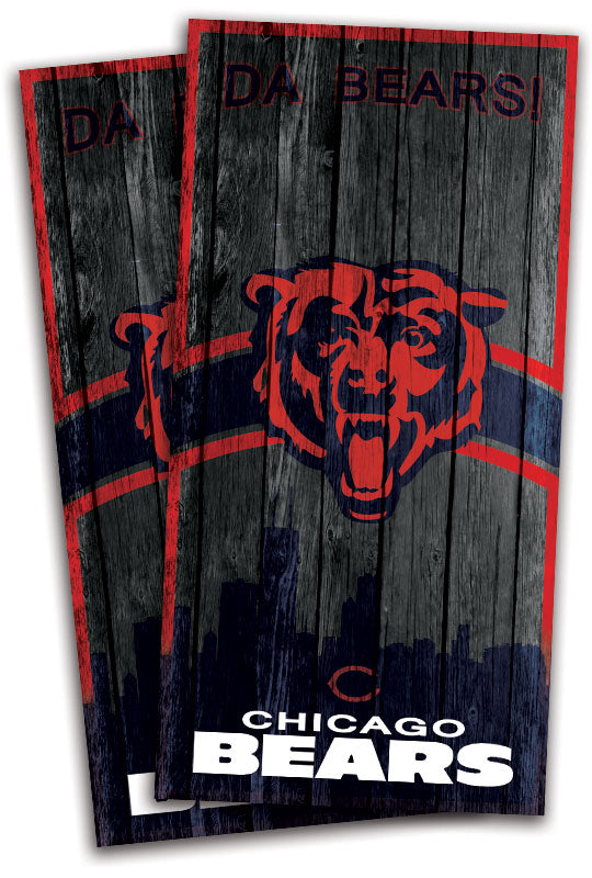 Chicago Bears Cornhole Wraps – Cornhole Garage