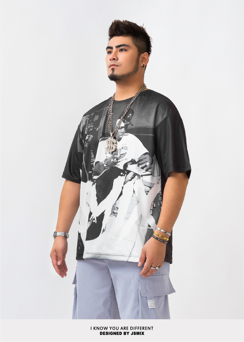 Hip Hop Style Moisture Wicking Fabric T-shirt - 22JT6575