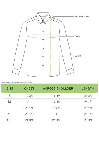 Size Charts - urban clothing co.