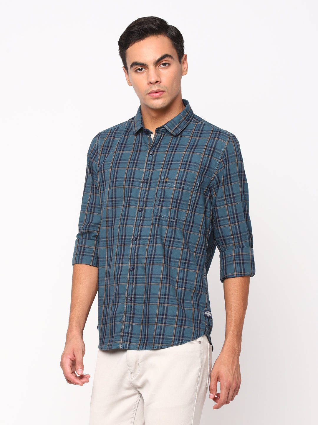 Blue Checkerd Shirt - urban clothing co.