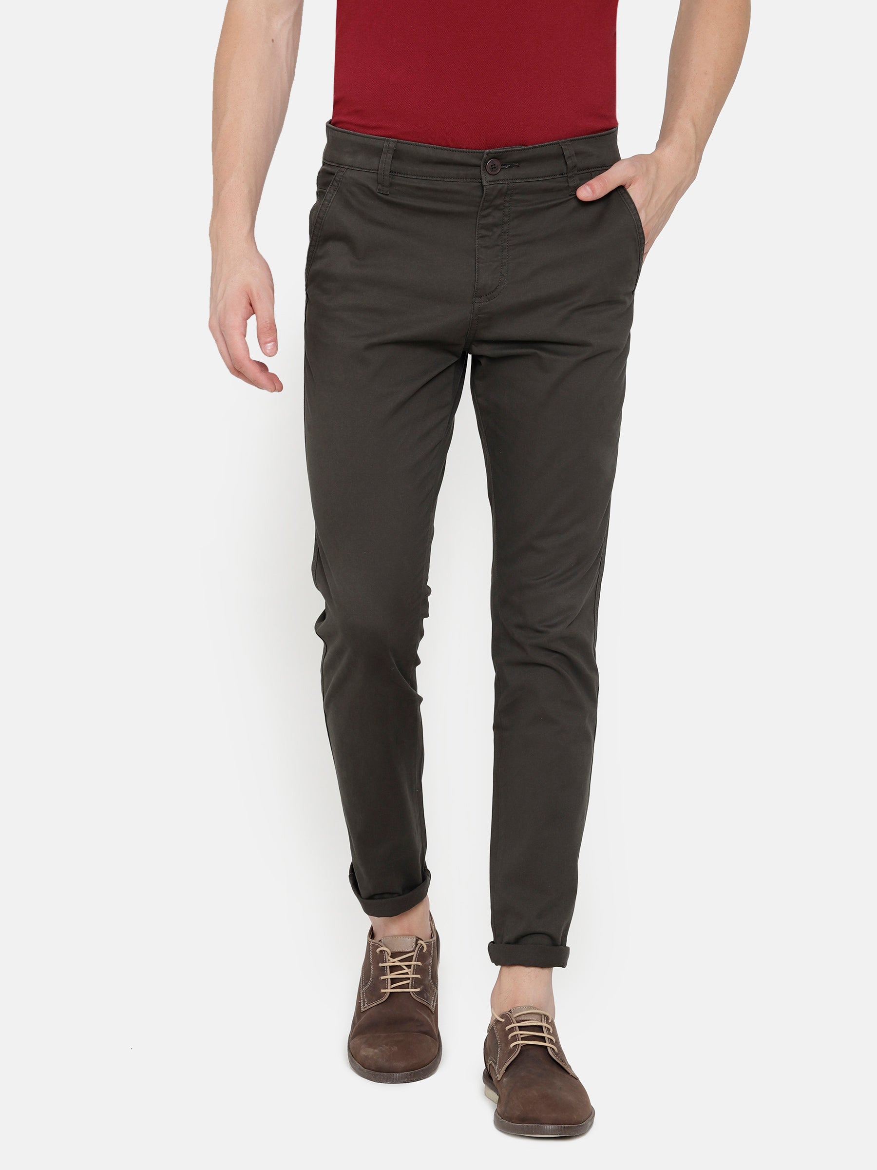 Trousers with pleats in dark grey, 7.99€ | Celestino