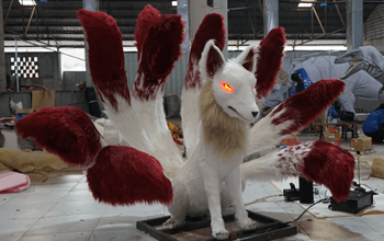 YI WANG Meet the Ultimate Animatronic Hit - The Nine-Tailed Fox