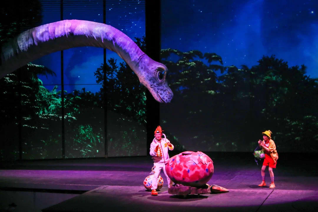 espectáculo de dinosaurios en song cheng hangzhou