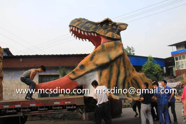 Toboggan dinosaure en fibre de verre à vendre