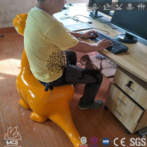 tijdelijk hoorbaar mode Dinosaur Office Computer Chair For Sale Dinochair-OTD023