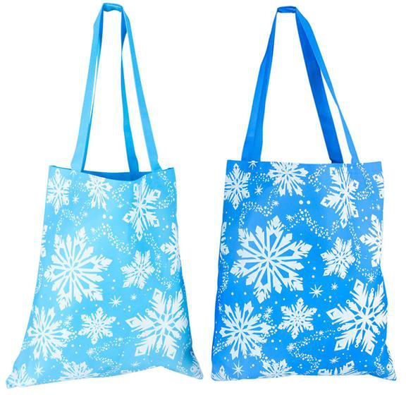 Holiday Snowflake Tote Bag