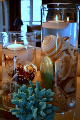 floating candles, floating candle centerpiece 