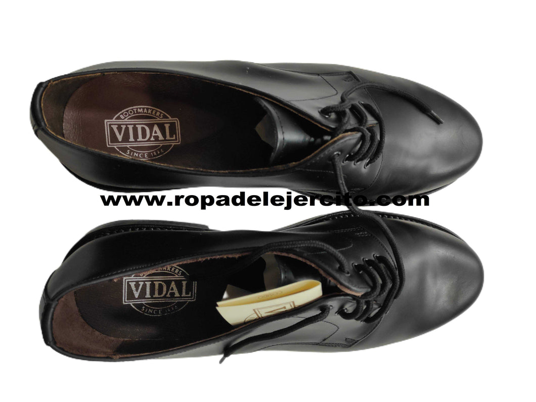 Zapatos negros de piel hechos a mano "Talla 43" (original – Ropa del Ejercito