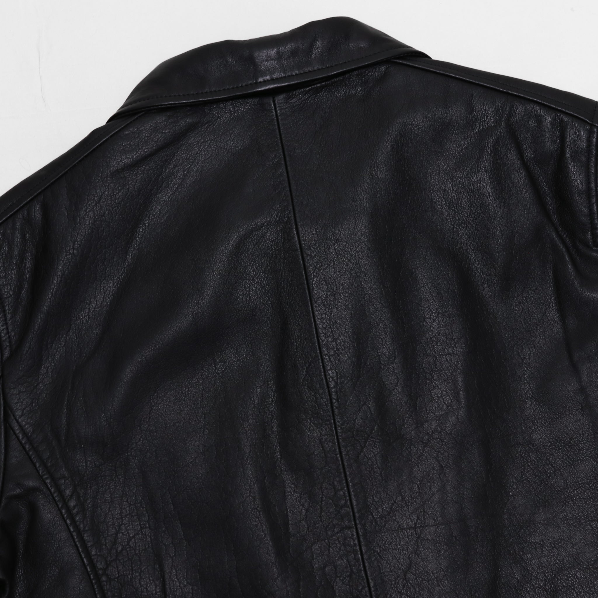 Men's Black Vanguard Classic Leather Biker Jacket | CAMOKAZI