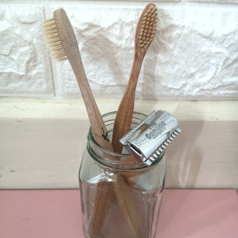 bamboo toothbrush razor