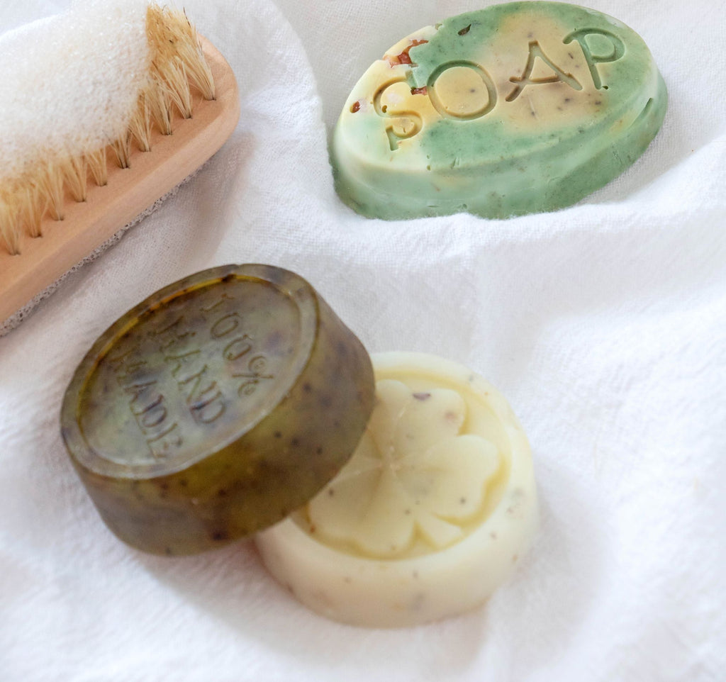 Mini soaps for travel, facial or hand soaps