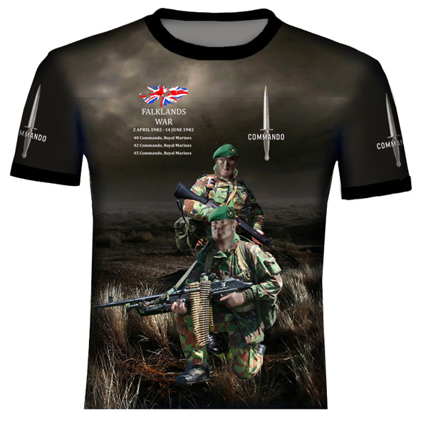 Commandos Falklands T .Shirt 0B23 – uk military gifts