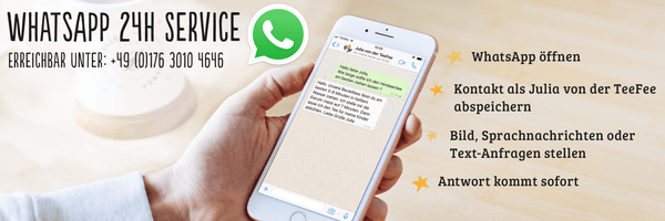 Kontaktiere uns per WhatsApp Business