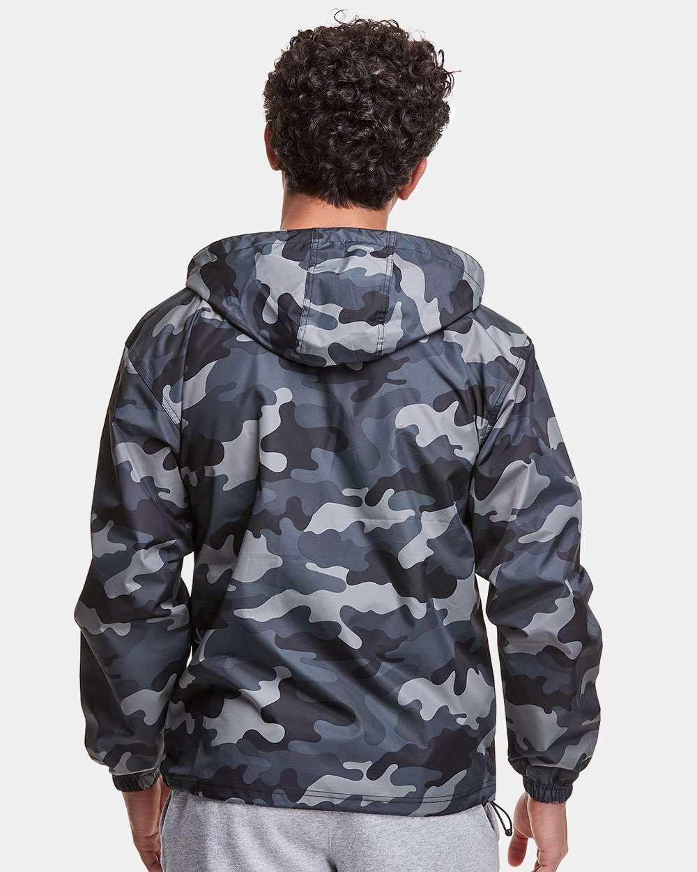 Champion - Packable Quarter-Zip Camo Jacket – Threadfellows