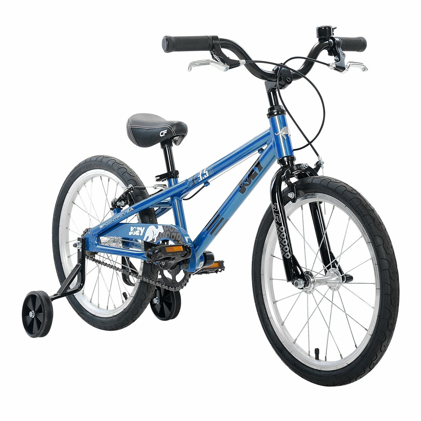 blue 18 inch bike