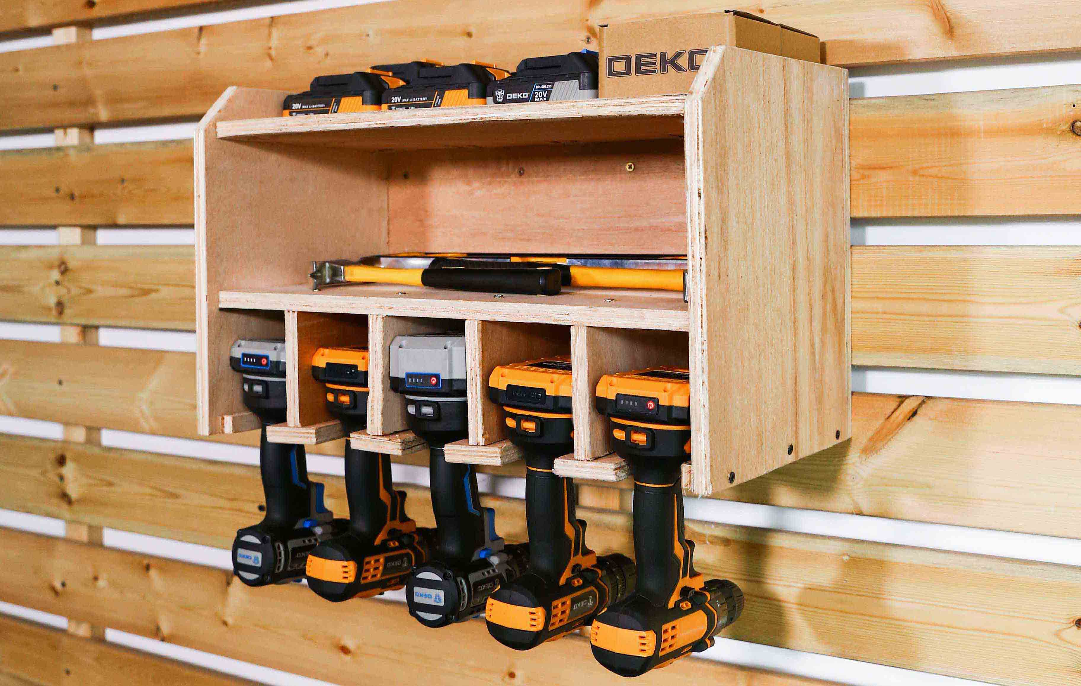 How to make an easy drill charging station – DEKO Tools
