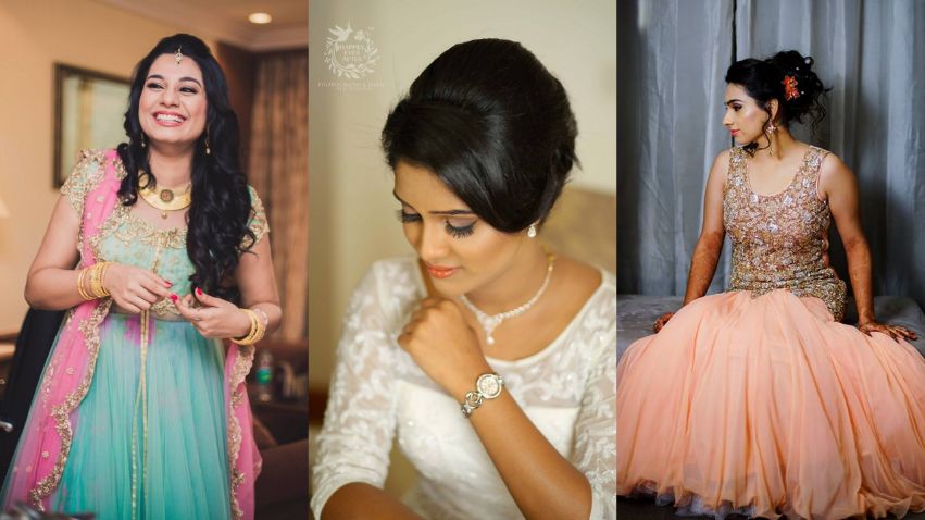 Top 20 Simple Hairstyles for Gowns and Frocks  Styles At Life