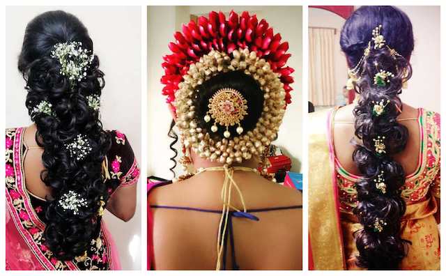 beautiful south Indian bridal hairstyle muhurtham jada New trending  wedding hairstyles  YouTube