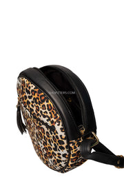 Cheetah Print Round Sling Bag