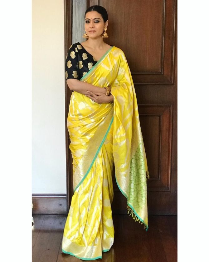 Shopzters Shows You How To Style Your Yellow Sarees!- Celeb Edition