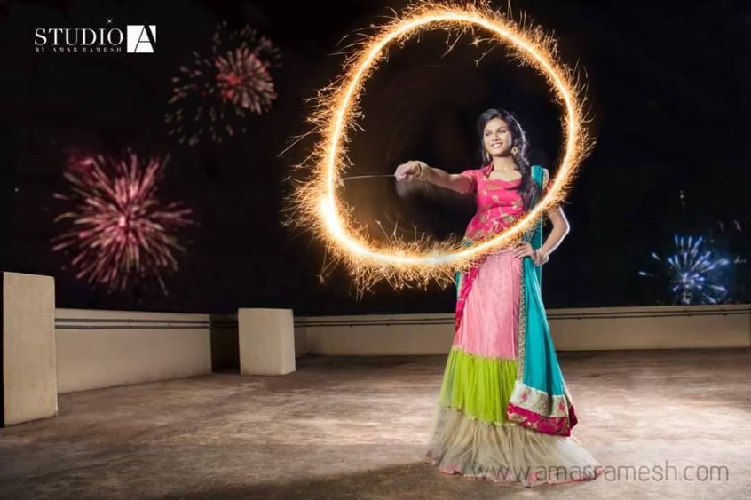 Manisha Rani Instagram - Diwali vibes high on happiness ✨  #1piece#manisharani#manishasquad#diwali2023 Makeover & hair -  @kashishjain613 - Gethu Cinema