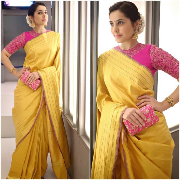 10 Sarees To Steal From Actress Raashi Khanna’s Wardrobe! – Shopzters
