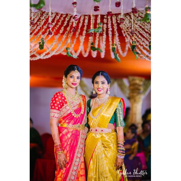 Aima Baig stuns in a red saree on her sister's wedding