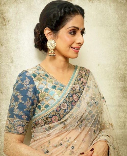 Sridevi: Pure elegance: Sridevi in a saree