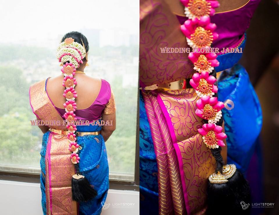 SouthIndianbridalhairstyletraditionalphoolajada  WedAbout