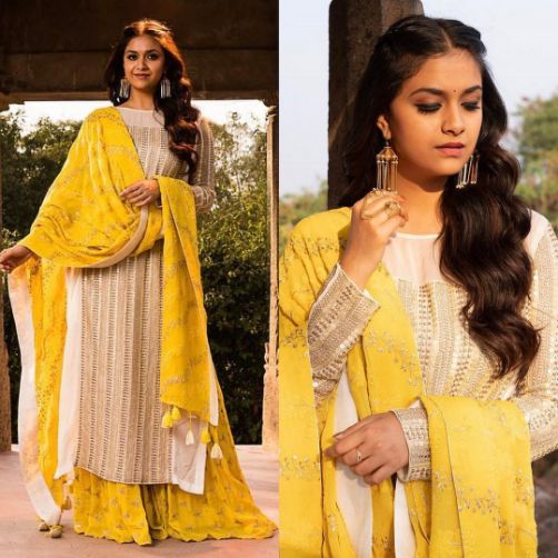 Actress Keerthi Suresh Shows Us How To Style Our Salwars Right! – Shopzters