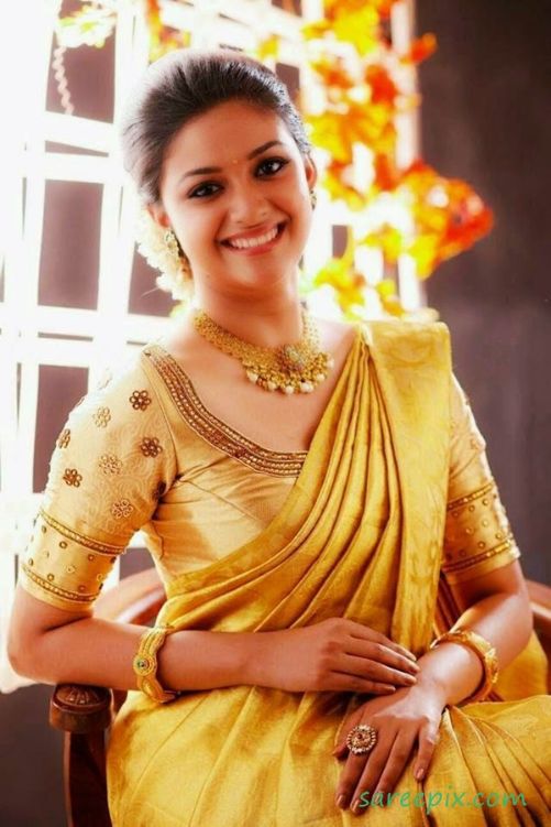 Keerthi-Suresh-bridal-silk-saree