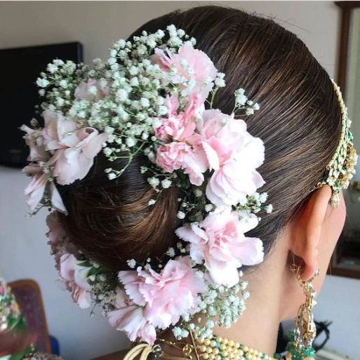40 Gorgeous Floral Buns that Are Perfect for Your Bridal Hairstyle  Inspiration  SetMyWed