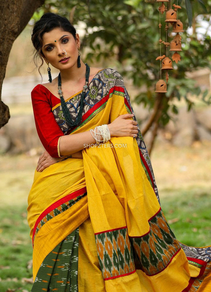 15 Appealing Hand Crafted Sarees For An Aesthetic Look – Shopzters