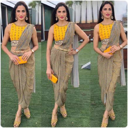 Dhoti Saree Dress: The Perfect Fusion of Tradition and Contemporary Fashion  - Fresh Look Fashion - Medium