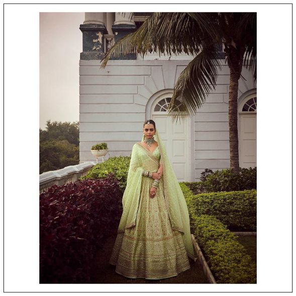 Isha Ambani's pastel green lehenga is perfect for dulhe ki behen. Other  groomsmaid options for wedding season | Zoom TV