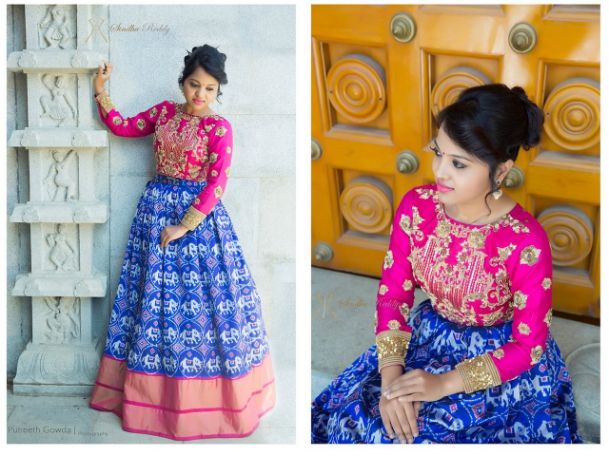 17 Ikkat Gowns And Lehengas We Recently Fell In Love With – Shopzters