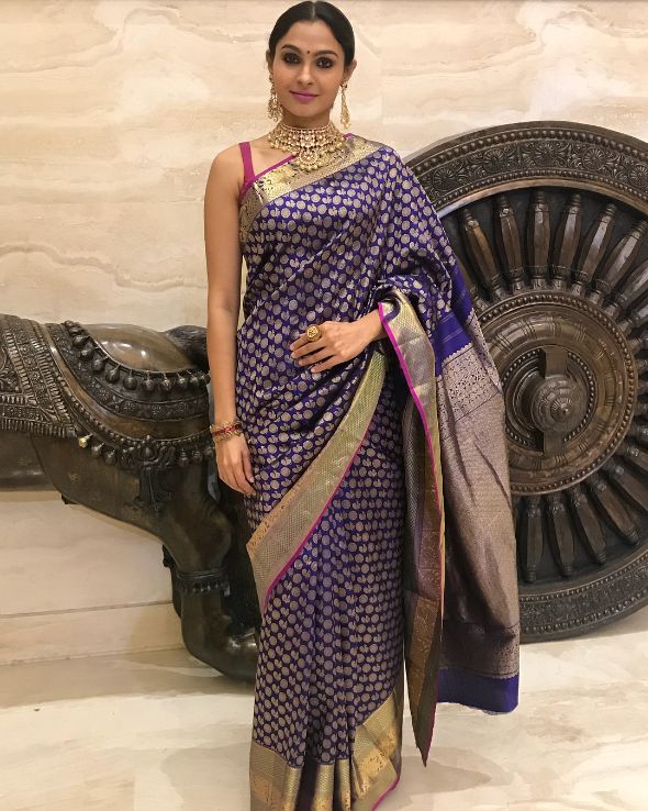 Actress Andrea Shows Us How To Slay The Saree! – Shopzters