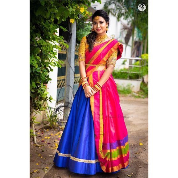 How to do the Nivi drape over a Cancan skirt! #sareedrape #sareetiktok... |  TikTok