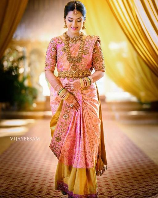 The elegant and delicate onion pink sarees! – Shopzters