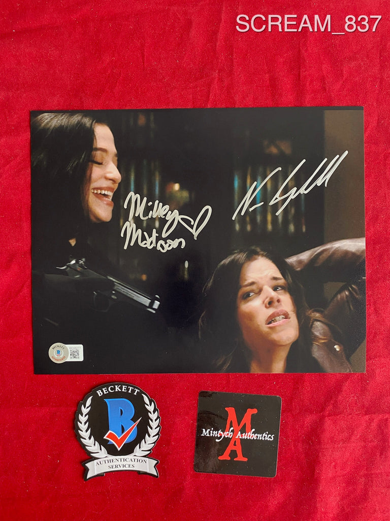 SCREAM_837 - 8x10 Photo Autographed By Mikey Madison & Neve Campbell ...