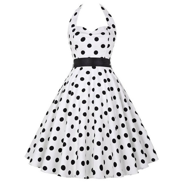 Audrey Hepburn Halter Style Rockabilly Dresses & Slips – A Lark And A Lady