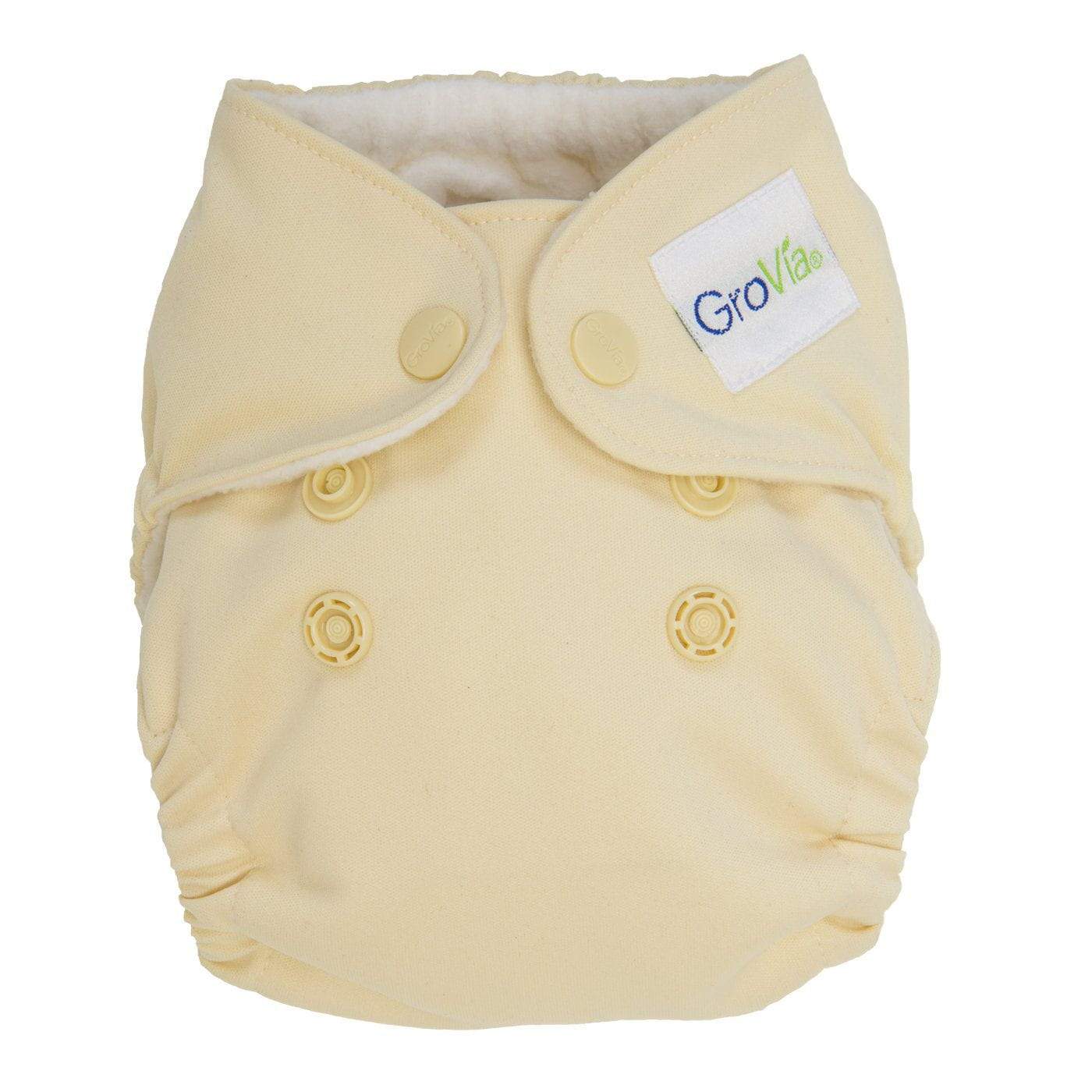 GroVia Newborn All In One Cloth Diaper Vanilla