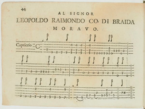 Capriccio Manuscript 1