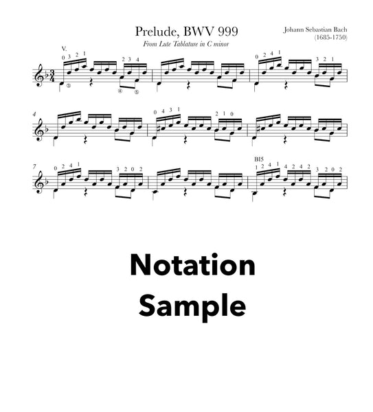 easy bach pieces for guitar pdf