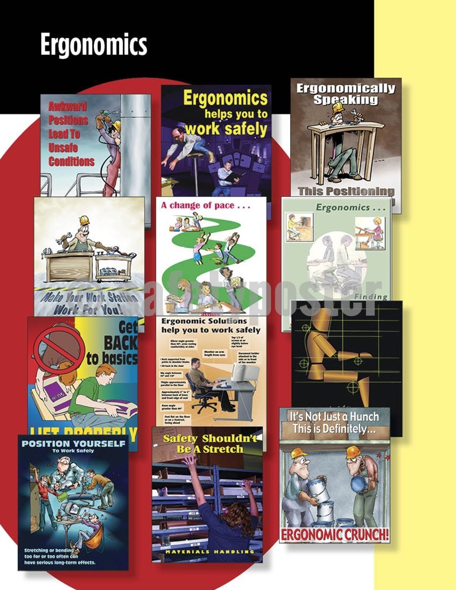 Ergonomic Safety Posters