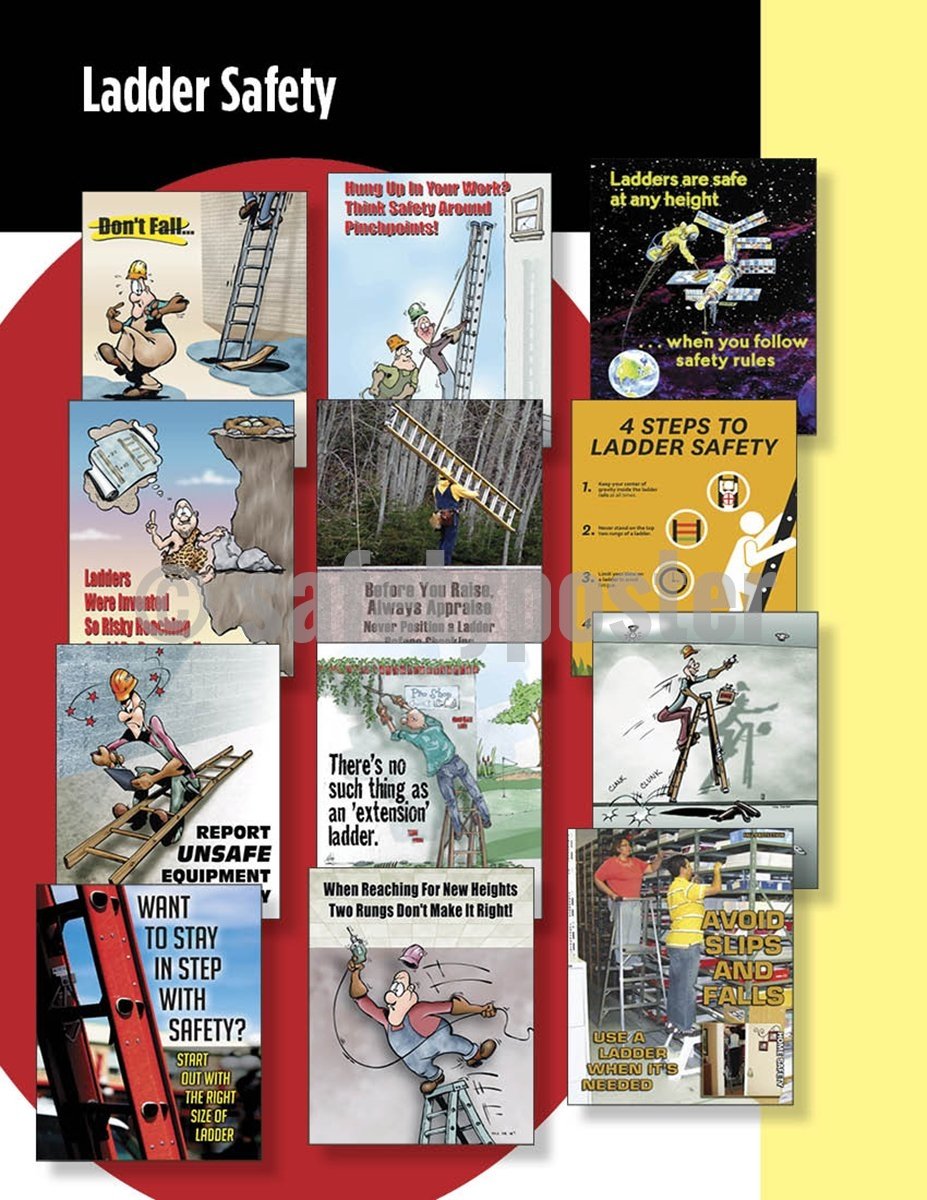 Safety Posters Pack - Ladder Safety