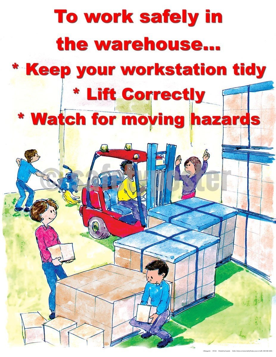 Warehouse Safety Posters Safety Poster Shop In 2020 Safety Posters ...