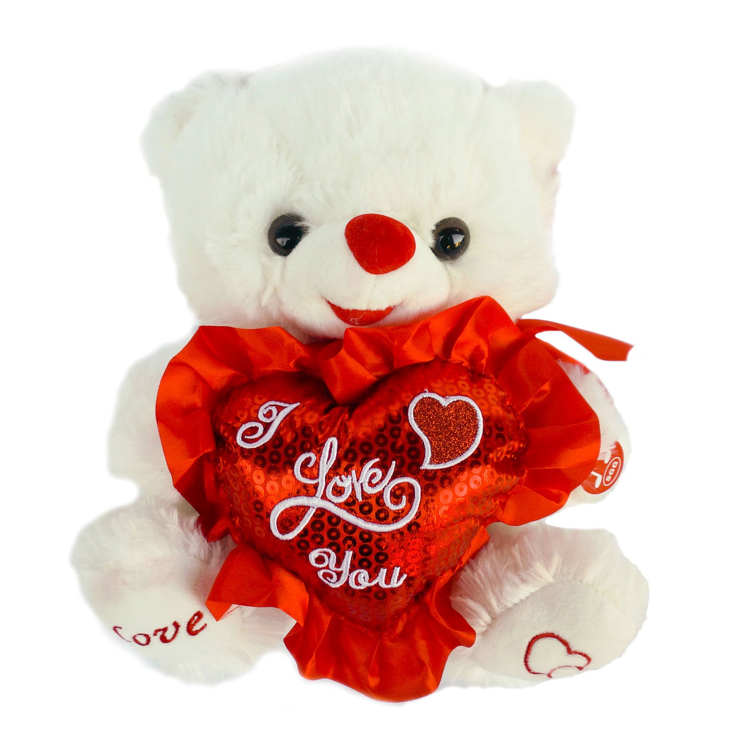 teddy bear with i love you heart